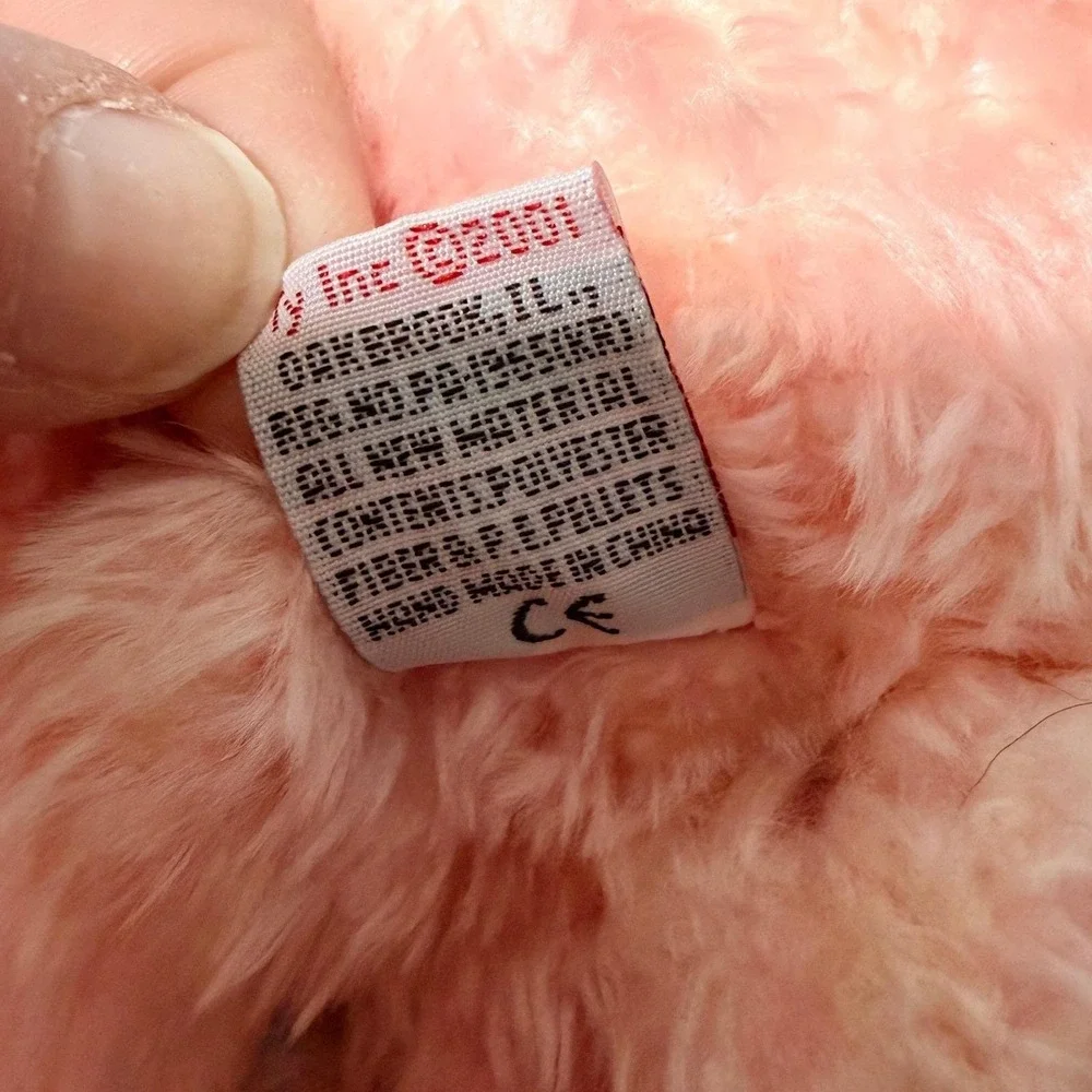 Vintage 2001 Ty Classics Collection Sugarplum The Adorable Pink Plush Bear